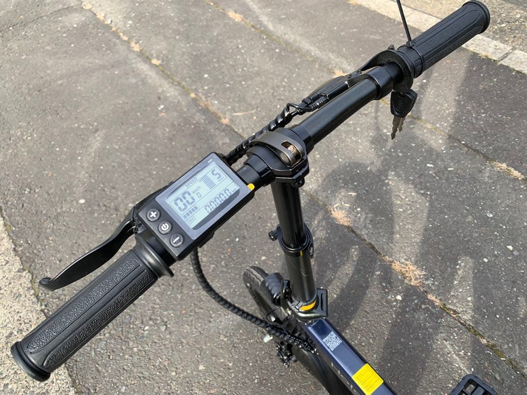 【動作確認済】送料無料 Hold Onディスク折りたたみ電動アシスト自転車 Q1