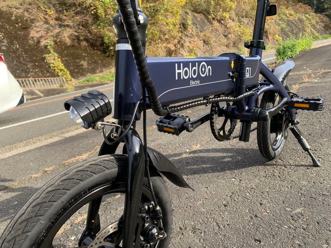 【動作確認済】送料無料 Hold Onディスク折りたたみ電動アシスト自転車 Q1