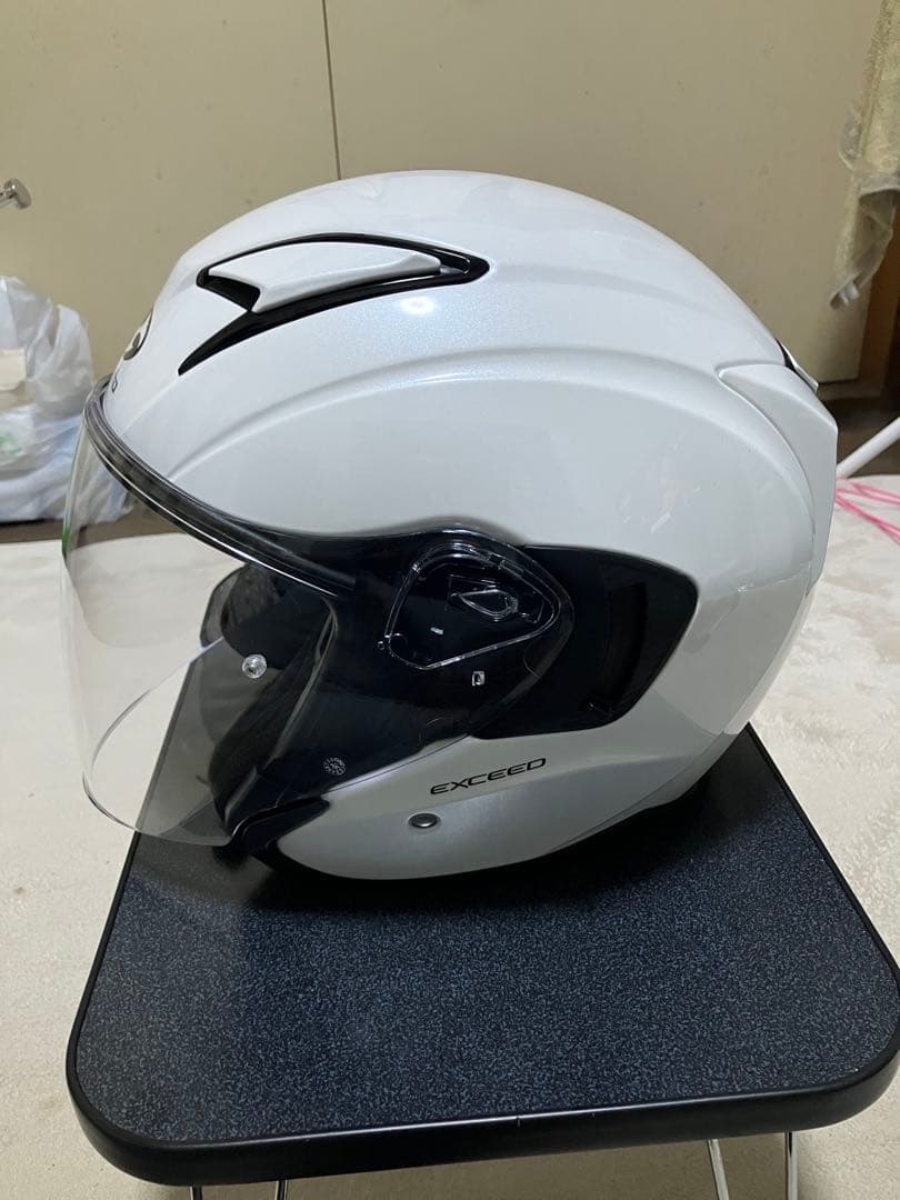 OGK KABUTO EXCEED パールホワイト Ｌ