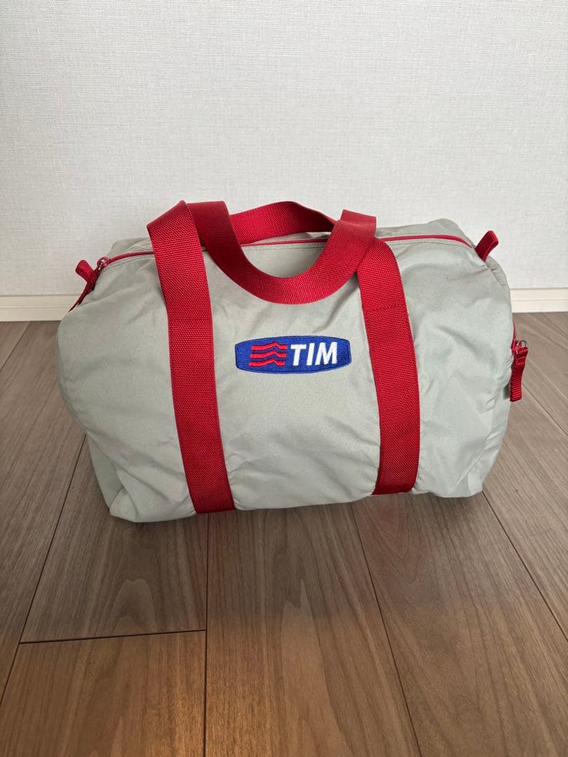 希少！プラダ PRADA LUNA ROSSA ミニボストンバッグ グレー