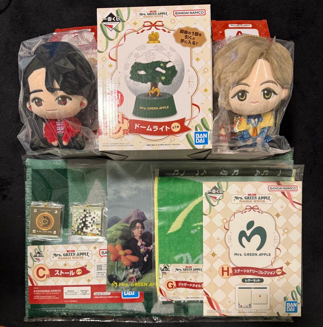 一番くじ Mrs. GREEN APPLE 9点セット A賞　ラストワン　他