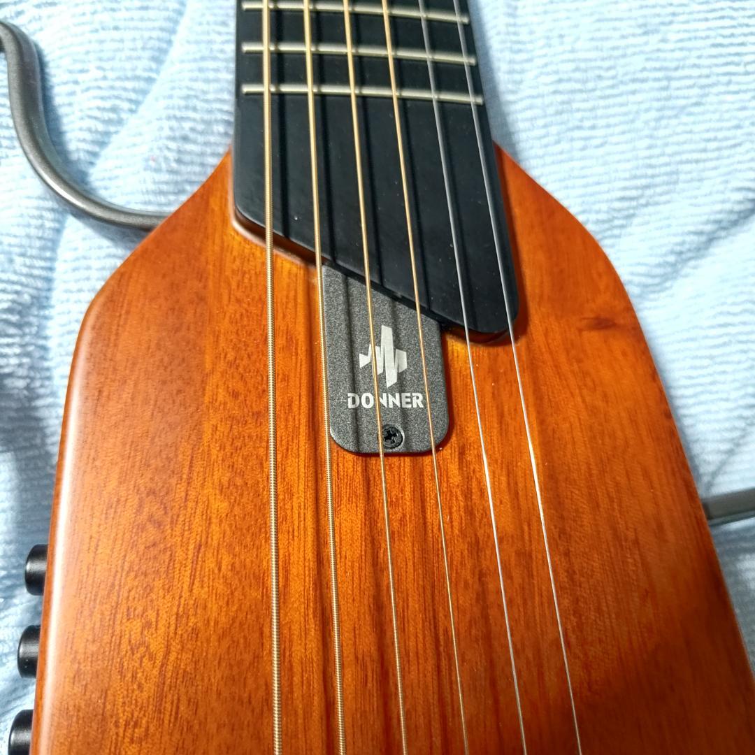 Donner HUSH-I サイレントギター ヘッドレス弦高調整済み 新品弦