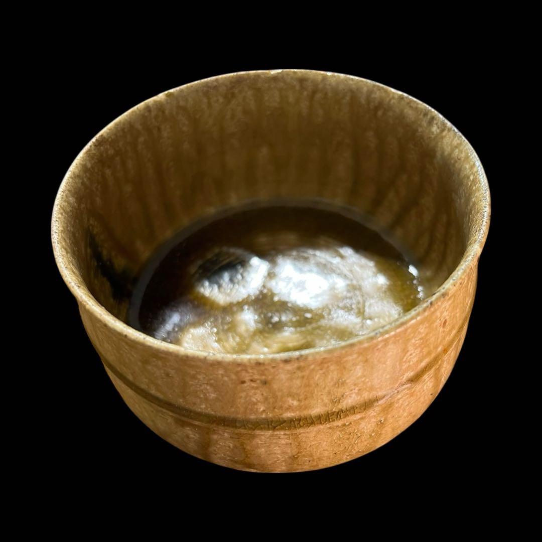 《極美品》茶道具 美濃焼 黄瀬戸茶碗 抹茶碗 共箱付