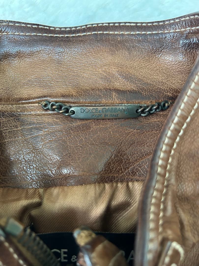 ドルチェ&ガッバーナ　レザージャケット