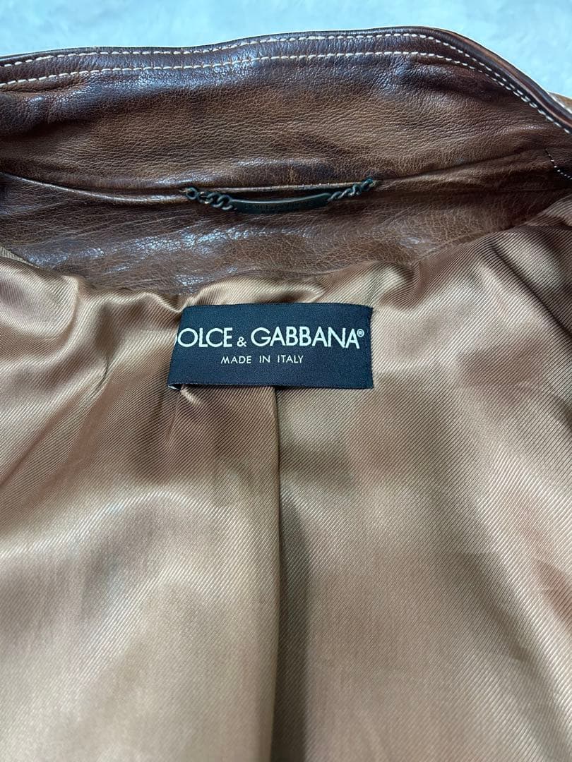 ドルチェ&ガッバーナ　レザージャケット