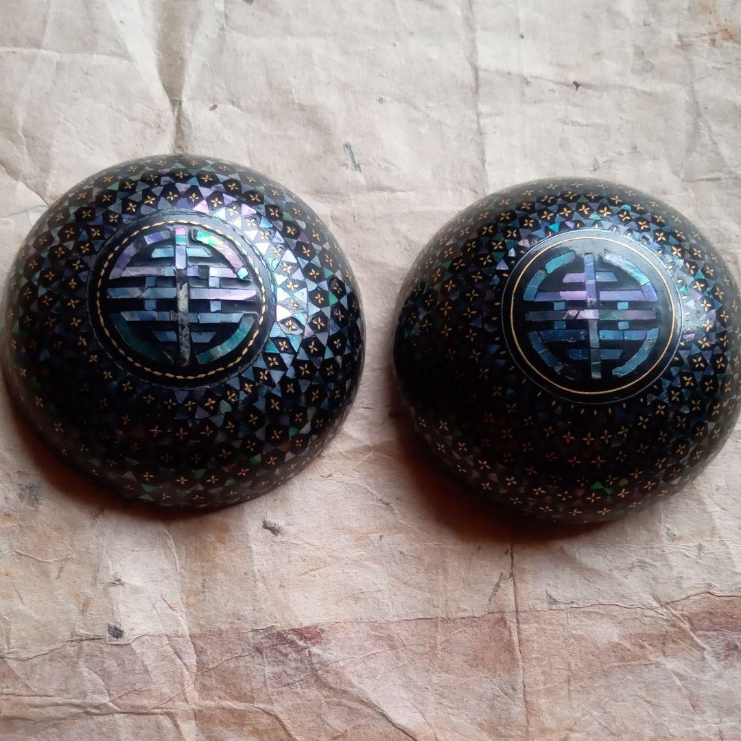 螺鈿　螺鈿香合　香合　李朝　清朝　骨董　茶道具　古美術