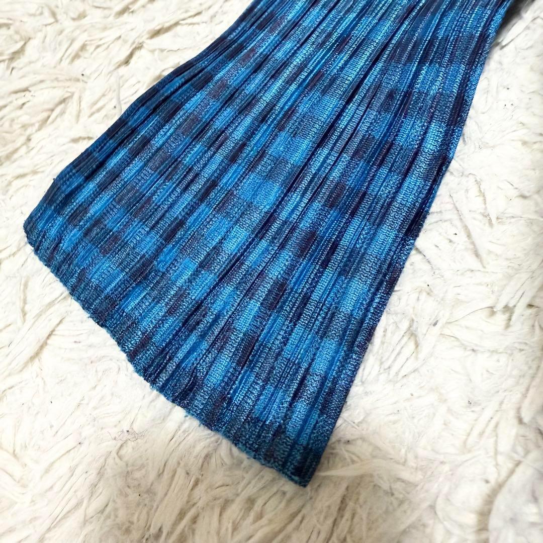 希少/大きい✨プリーツプリーズ　プリーツ加工　変形パンツ　サルエル　チェック