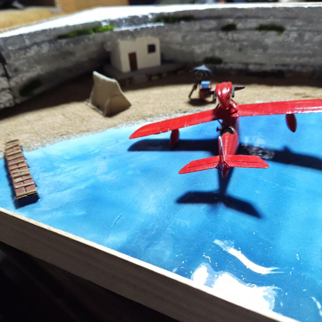 紅の豚サボイアジオラマです。