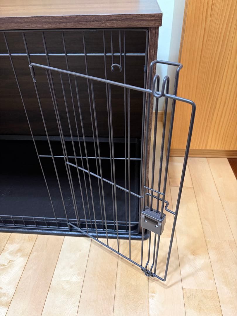 アイリスオーヤマ 犬ケージ ナチュラルファニチャー ダークブラウン 小型犬用