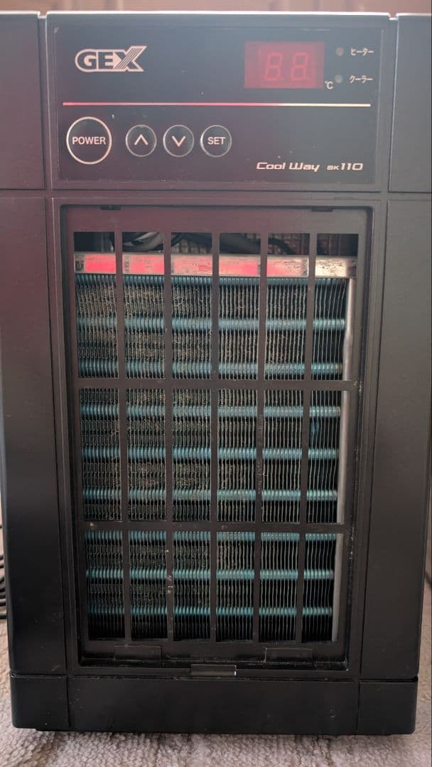 GEX Cool Way BK 110 水槽用クーラー 淡水 夏のみ　6年使用