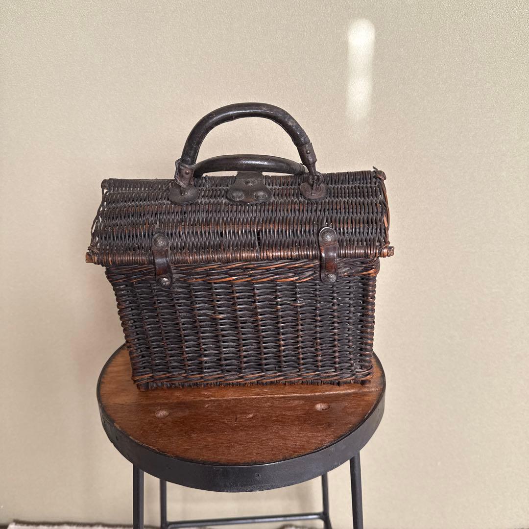 【希少】フランスアンティーク　バスケット