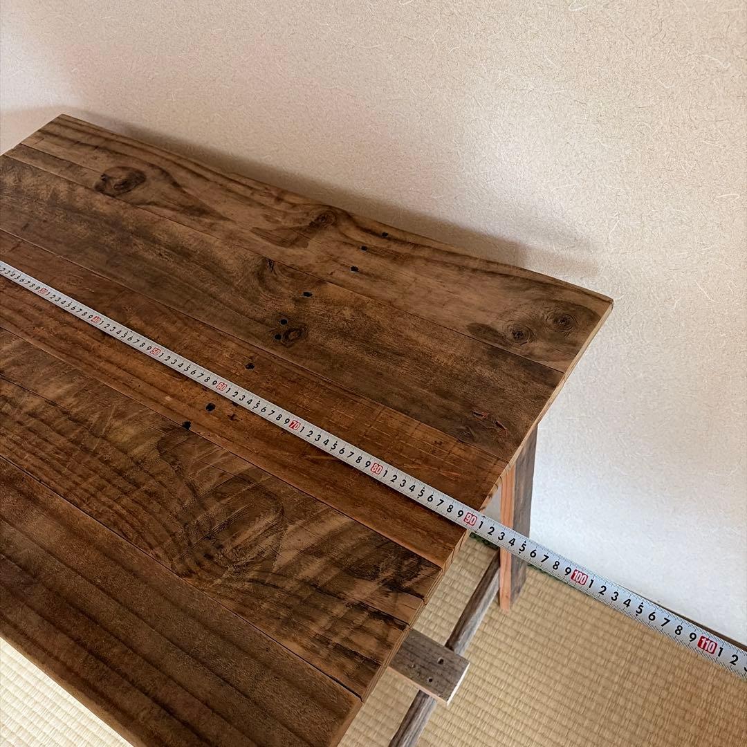 古材テーブル　デスク