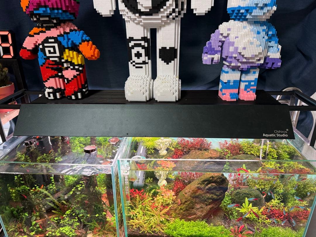 Chihiros Slim 60cm ライト＋片面遮光（ミラーシェード）