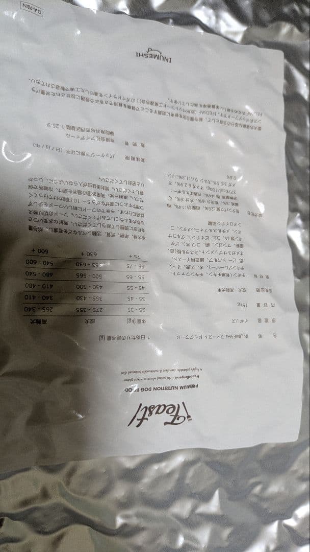 INUMESHI フィースト 1才以上 大型犬用 大粒 15kg ドッグフード