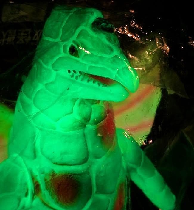 ジャイアント ドラコ「ウルトラマン」怪獣（ブルマァク復刻）蓄光版ソフビフィギュア