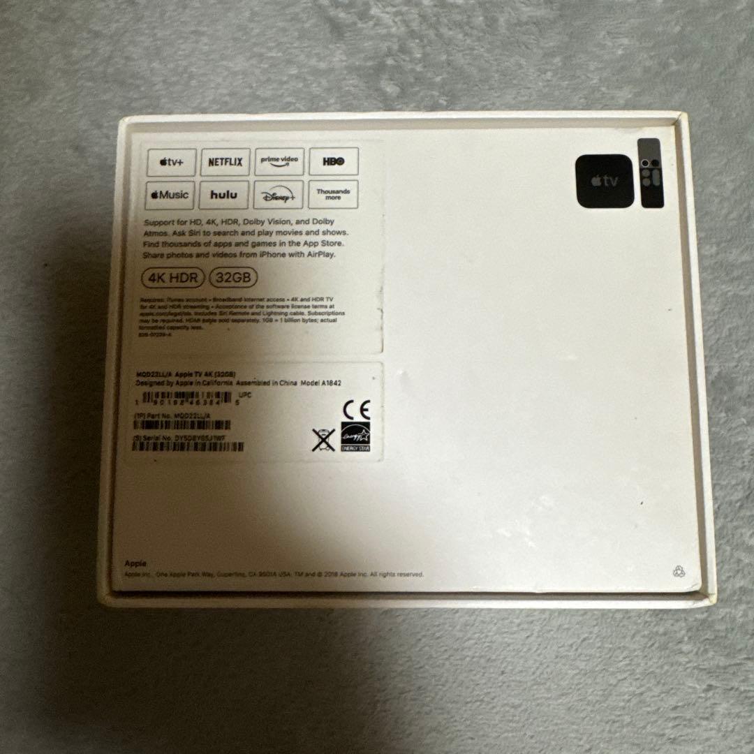 AppleTV 4K 第1世代 32GB A1842 Appletv4k