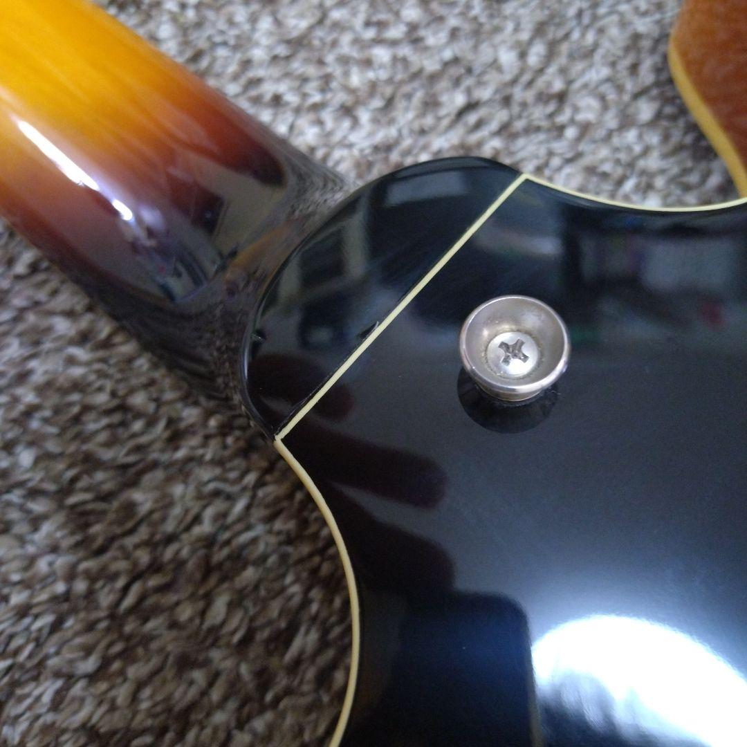 Burny セミアコギター SRSA-65 ES-335タイプ