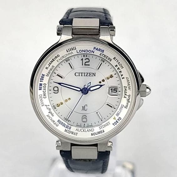 CITIZEN H240-T018220 腕時計 エコドライブ 純正レザーANA