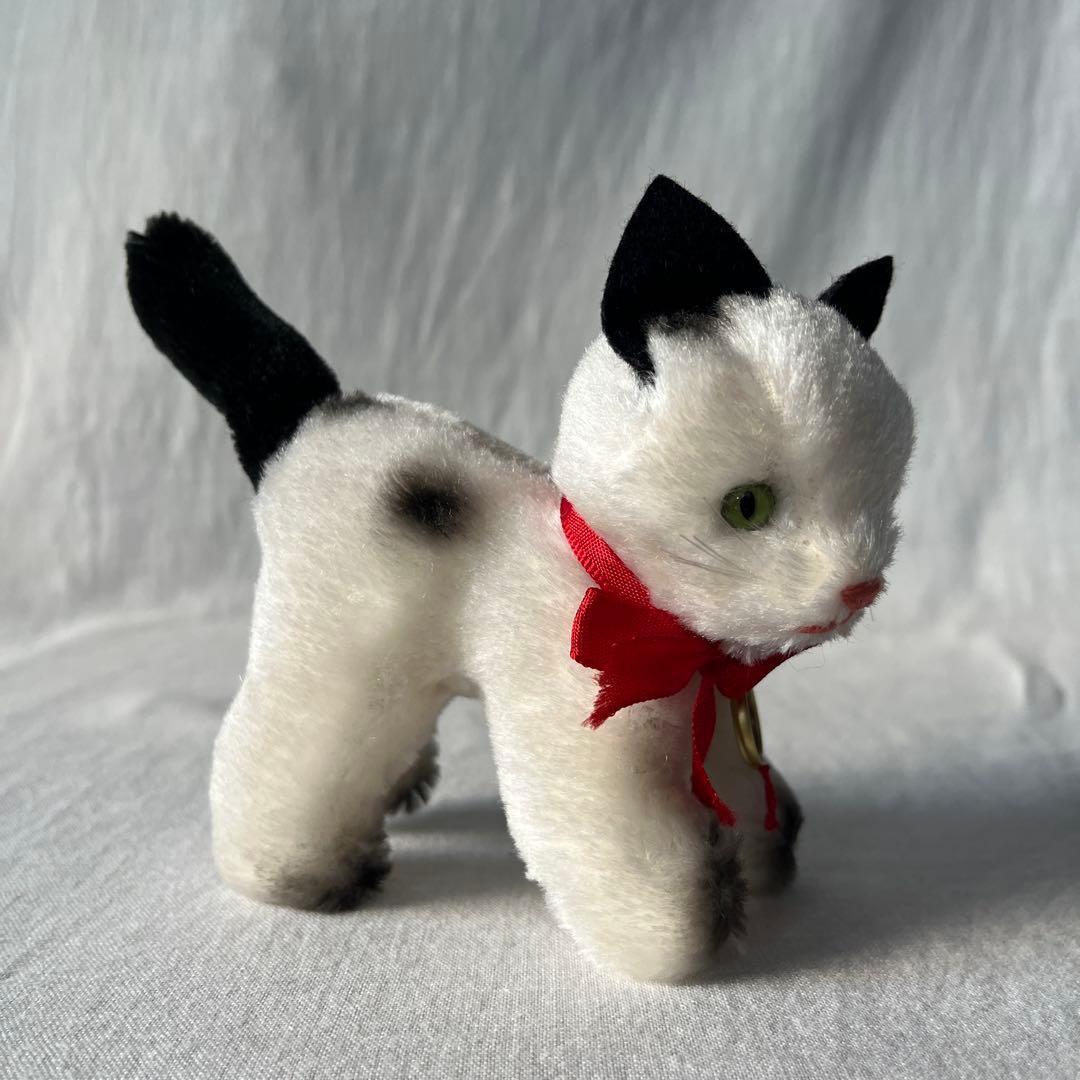 アンティーク　ドイツ　ねこ　ぬいぐるみ