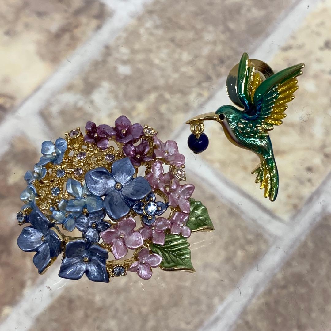 VENDOME 50th ブローチ2点 ノリタケ ボンボニエール