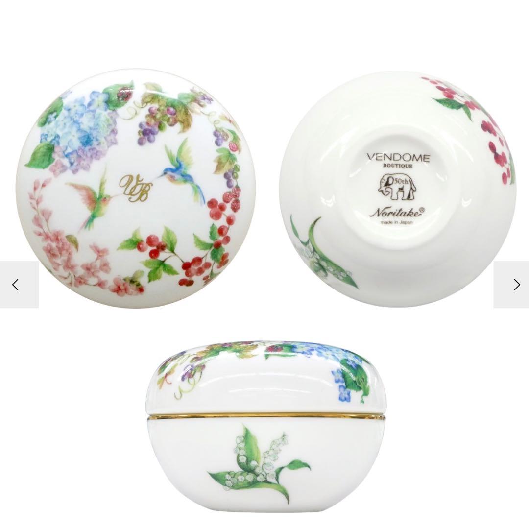 VENDOME 50th ブローチ2点 ノリタケ ボンボニエール
