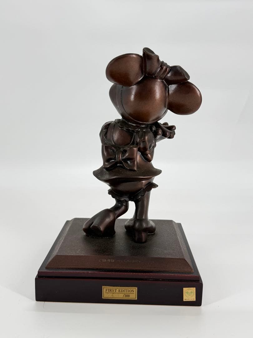 【商品】 【希少】ペデストリアン ブロンズ ミニーマウス像　レア