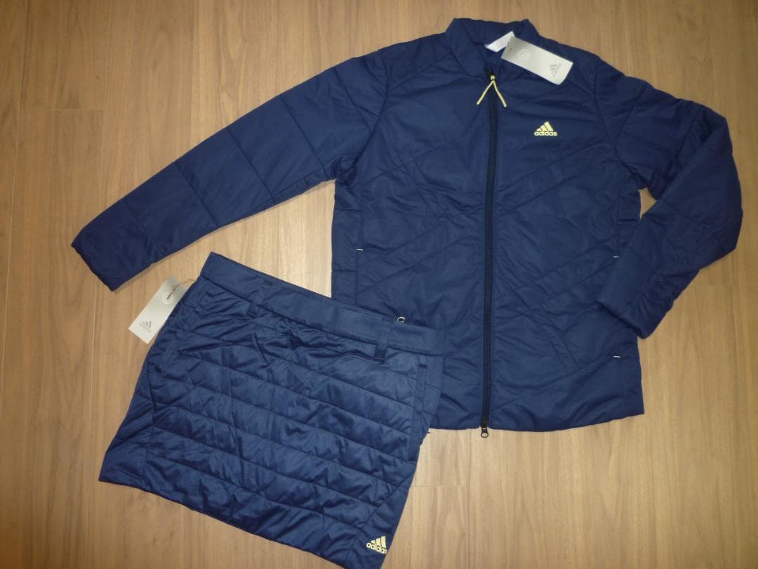 【新品L】adidas アディダスゴルフジャケット&スカートセットアップ