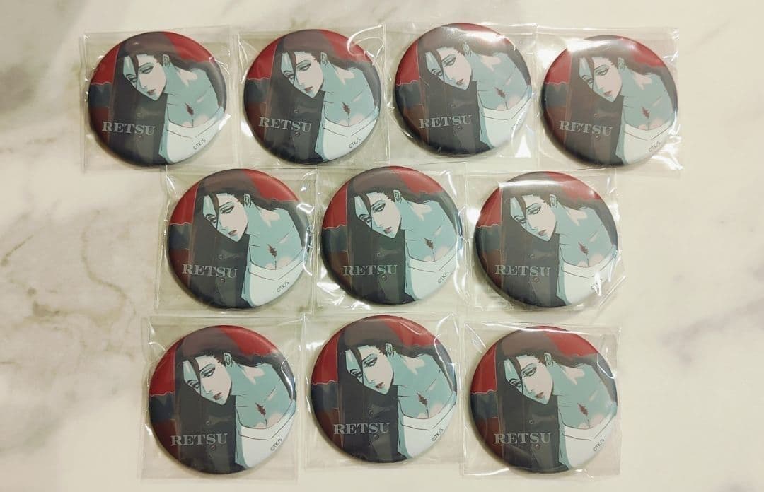 BLEACH WORLD マット缶バッジ　卯ノ花烈