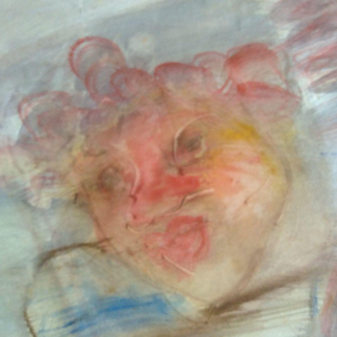 ロシア人作家の水彩画B　幻想的　抽象画　額無し