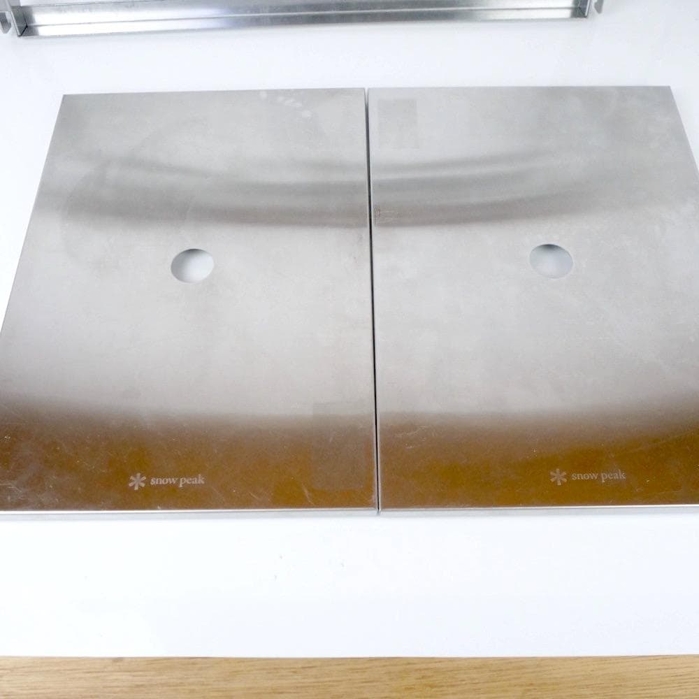 IGTハンギングラックフレーム スノーピーク 1段 ステンレストレー 2枚