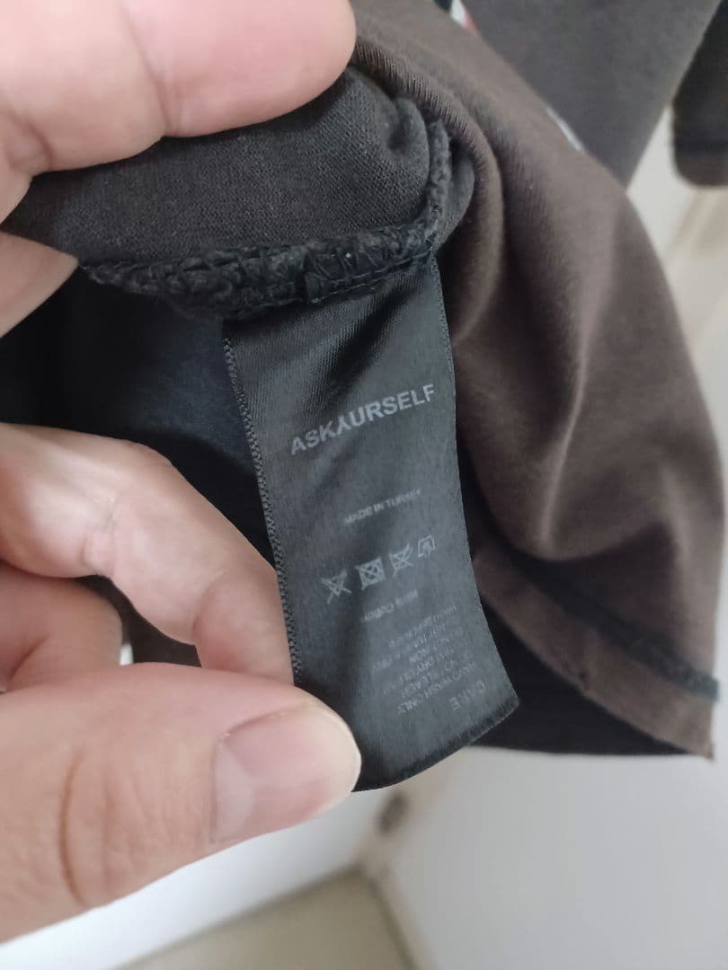 ニルヴァーナ　カートコバーン　アスクユアセルフ　ダメージ加工　Tシャツ