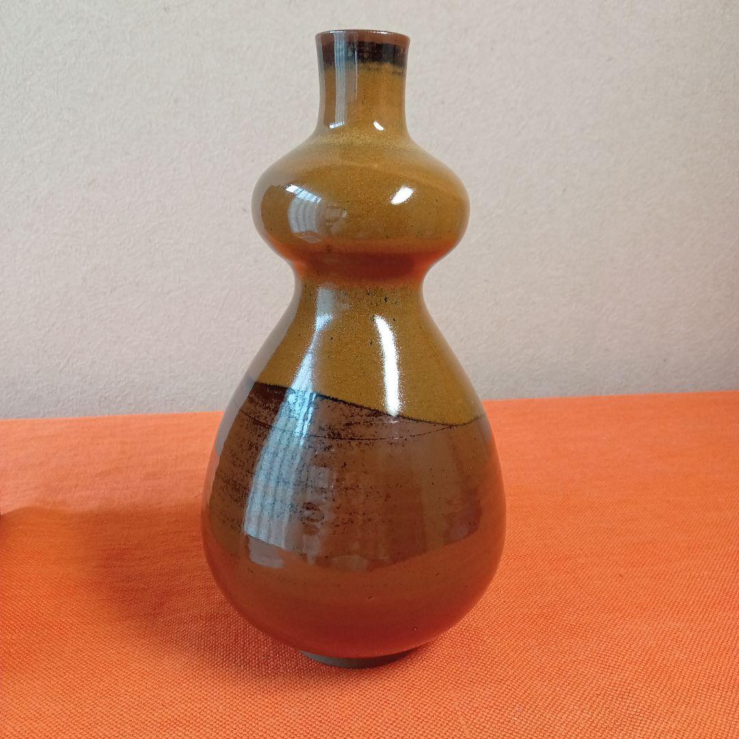 茶陶器　花入れ　宗家高取焼　十二代高取八山　作　共箱