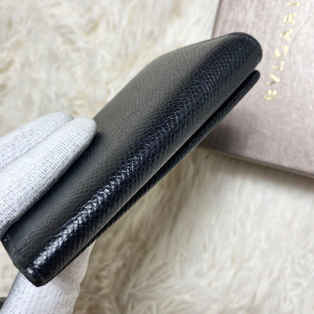 【美品】ブルガリ 6連キーケース ビーゼロワン レザーブラック FRID搭載