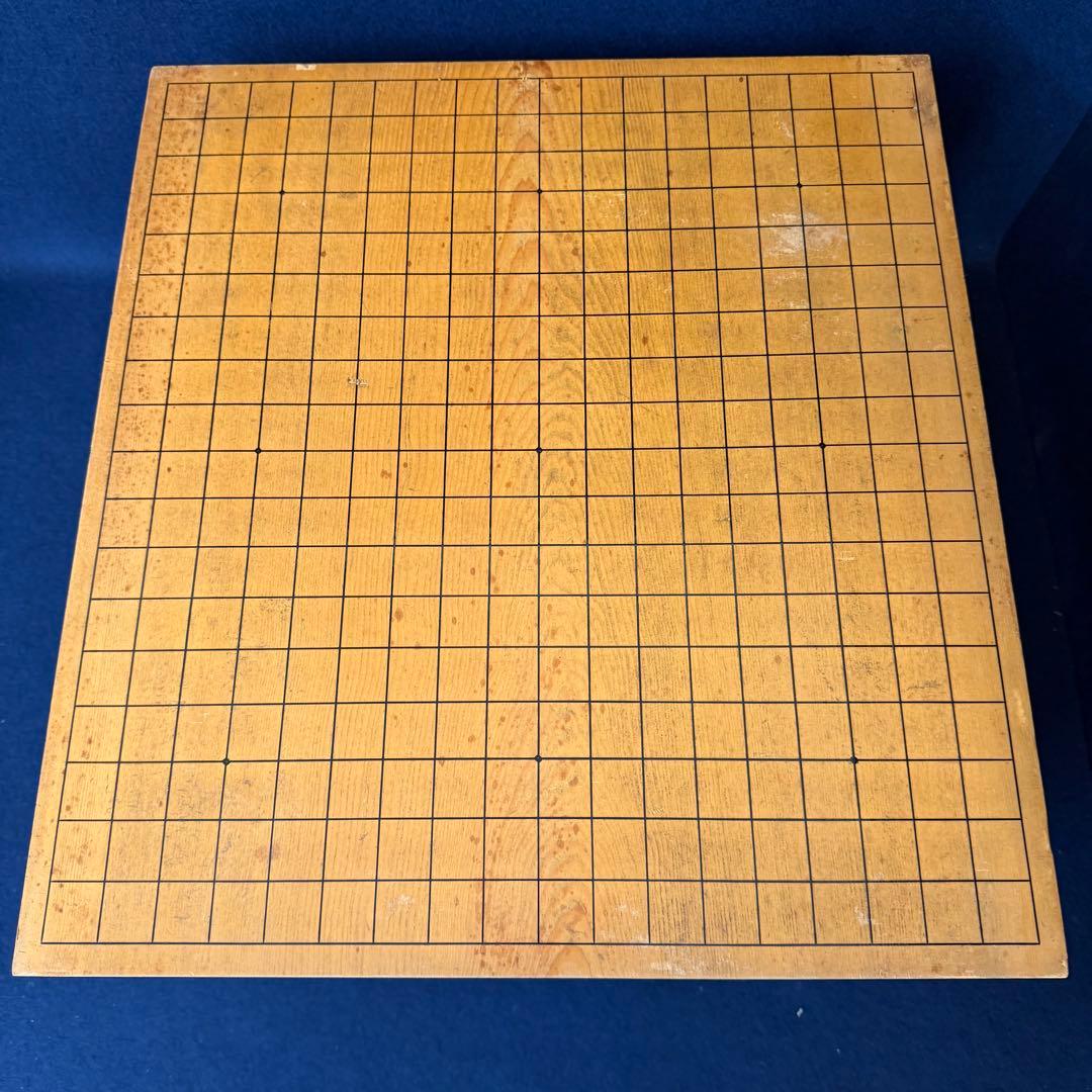 本榧 碁盤 碁石 囲碁 へそあり 蛤 那智黒 日向 厚さ5寸 重さ約14kg