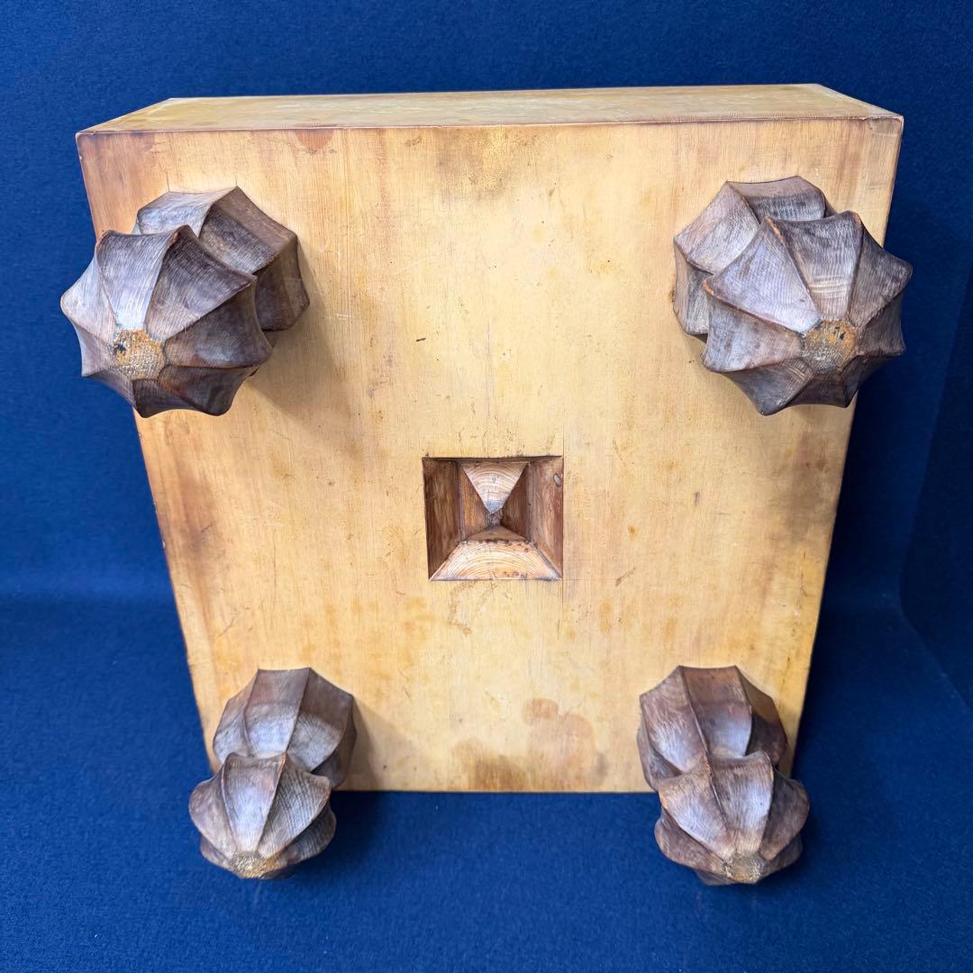 本榧 碁盤 碁石 囲碁 へそあり 蛤 那智黒 日向 厚さ5寸 重さ約14kg