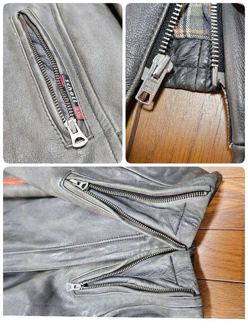 schott 100周年モデル シングルライダース　サイズS