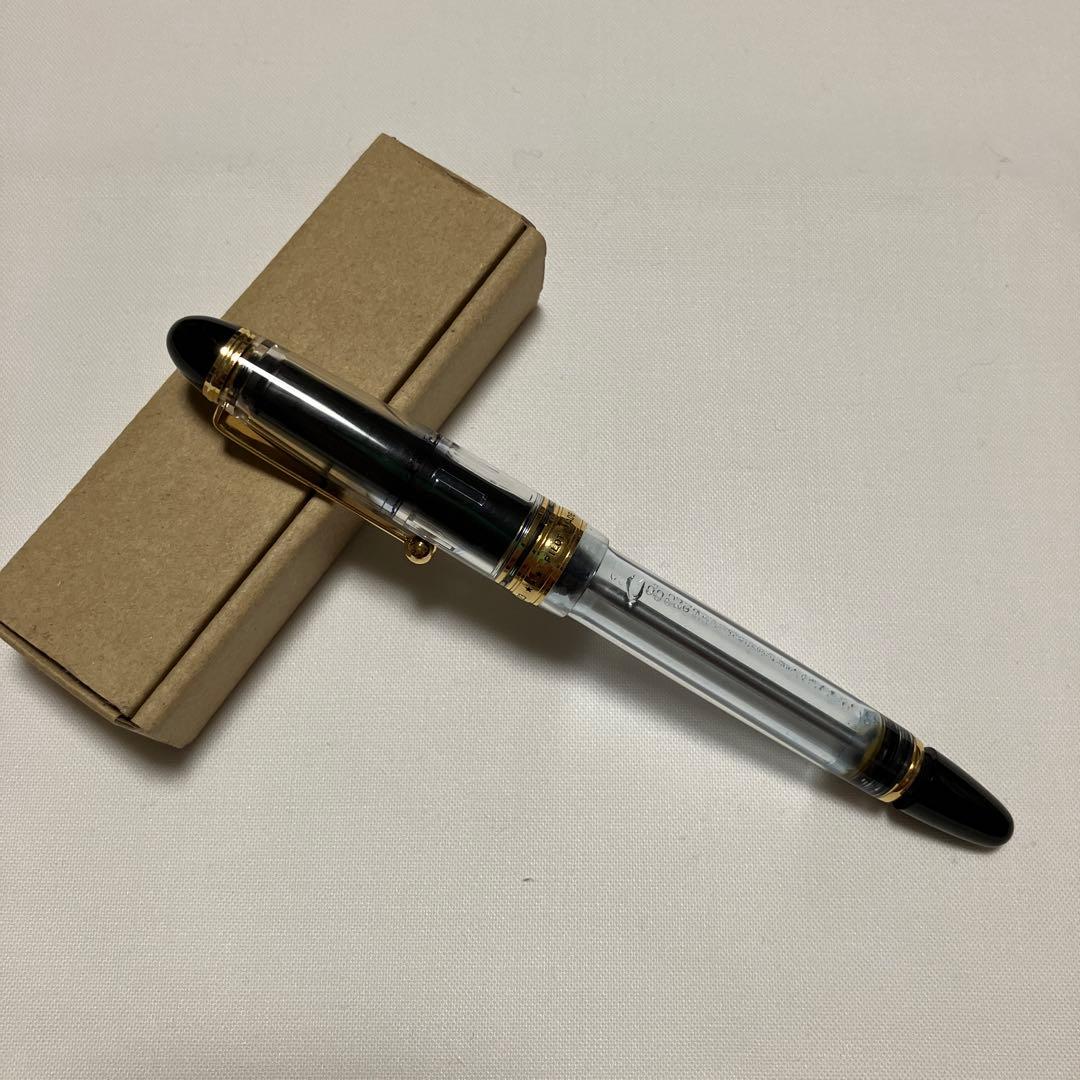 【万年筆】PILOT カスタム823 プランジャー吸入機構式万年筆　透明