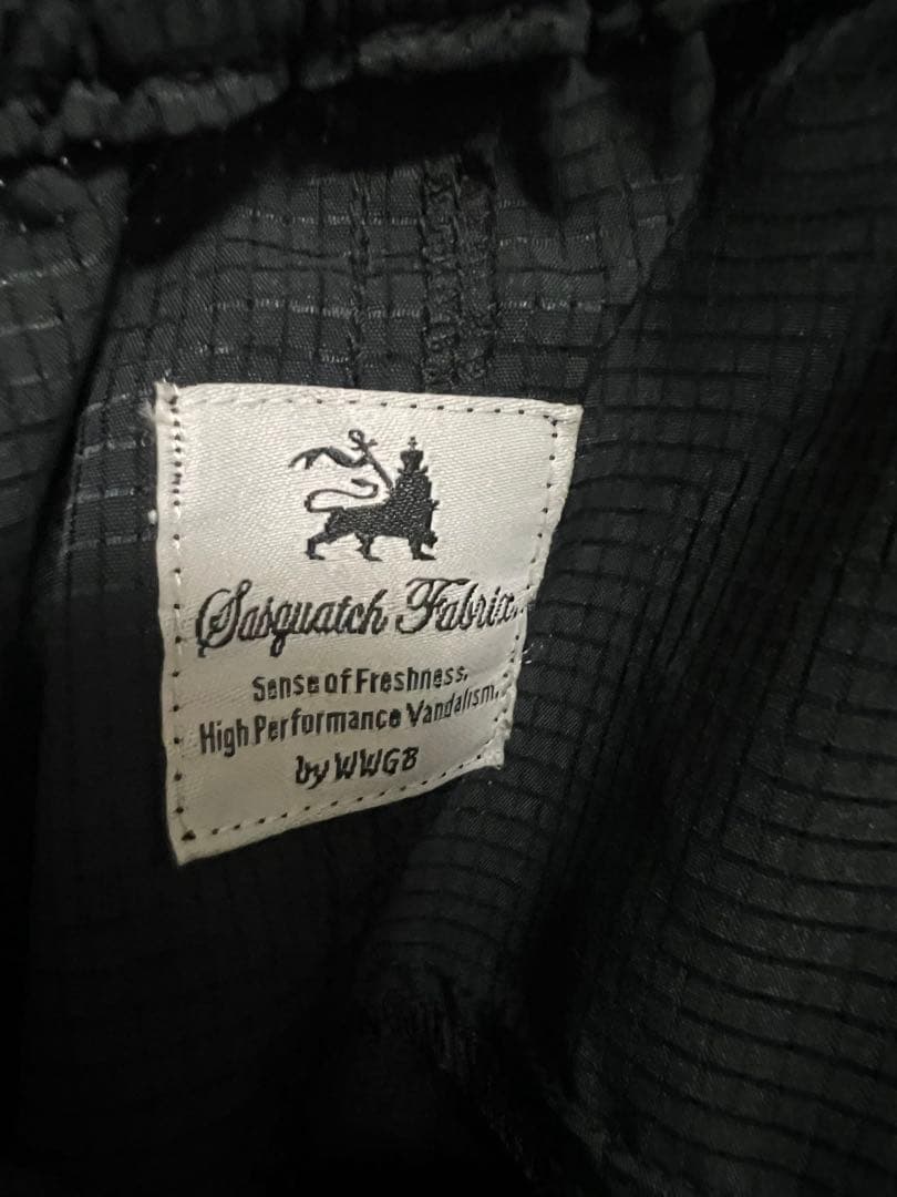 Sasquatchfabrix サルエルパンツ　美品　サイズL ブラック