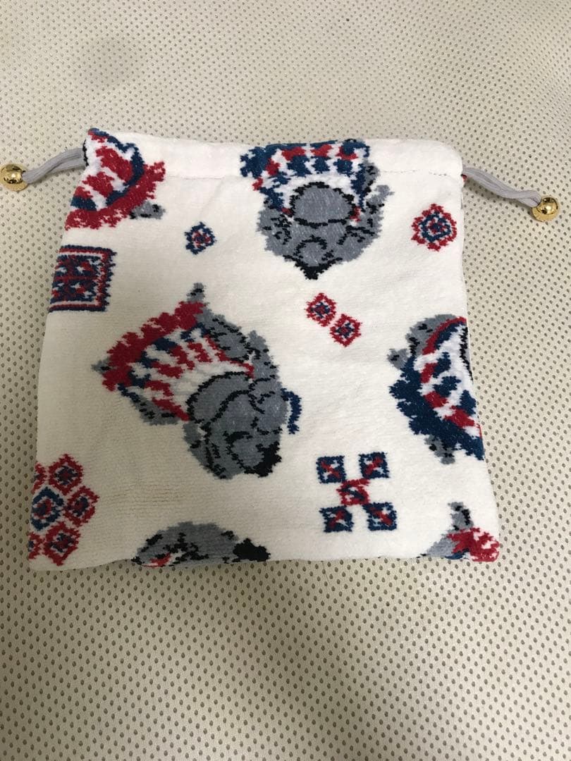 フェイラー　両国国技館限定　力士タオル　巾着　中古　レア