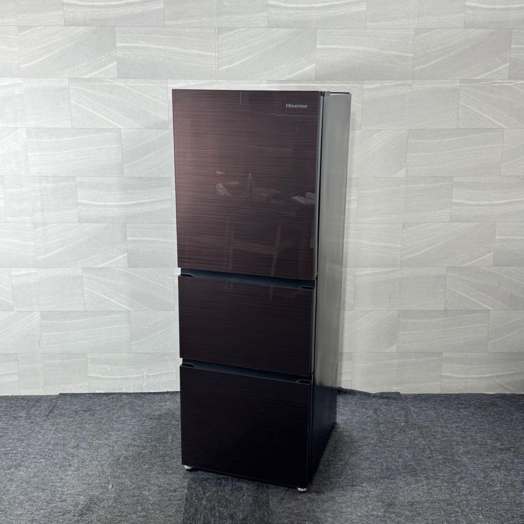 Hisense 冷蔵庫 282L ガラスパネル 大容量 1〜4人 d4253