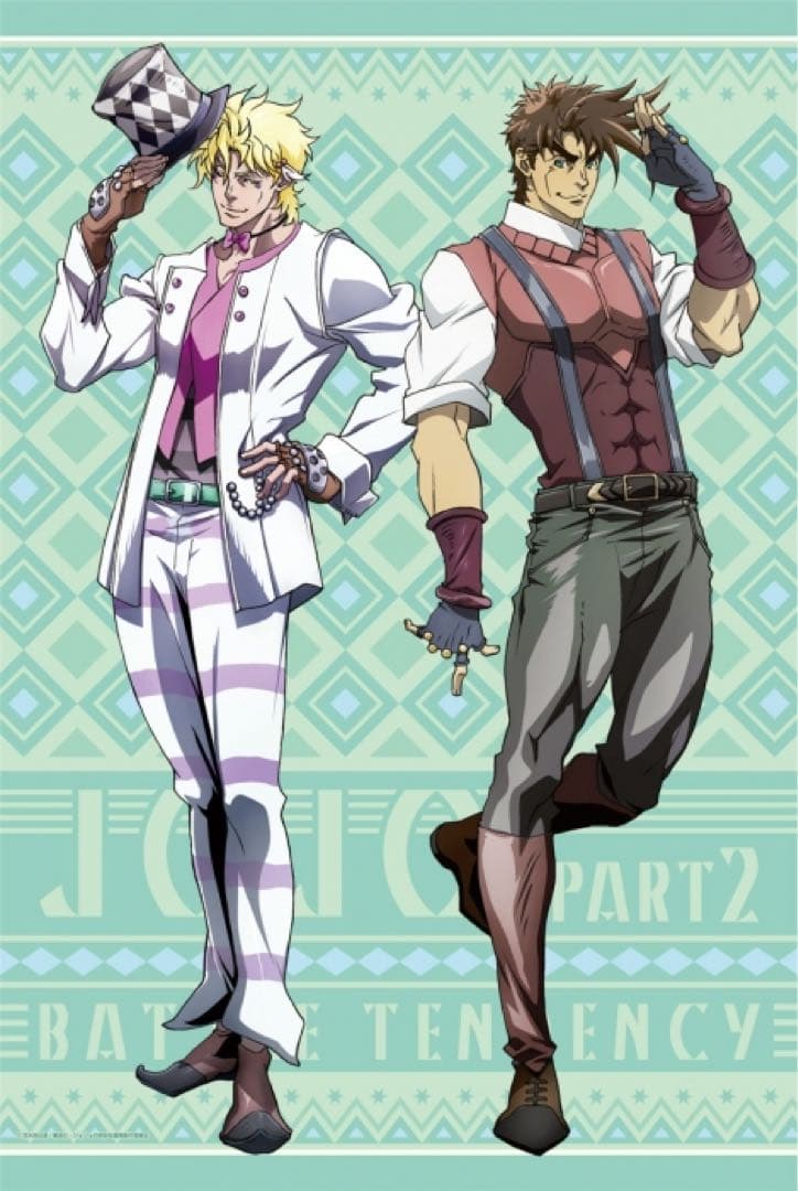 ジョジョの奇妙な冒険 2部 戦闘潮流 タペストリー 4点 ジョセフ シーザー