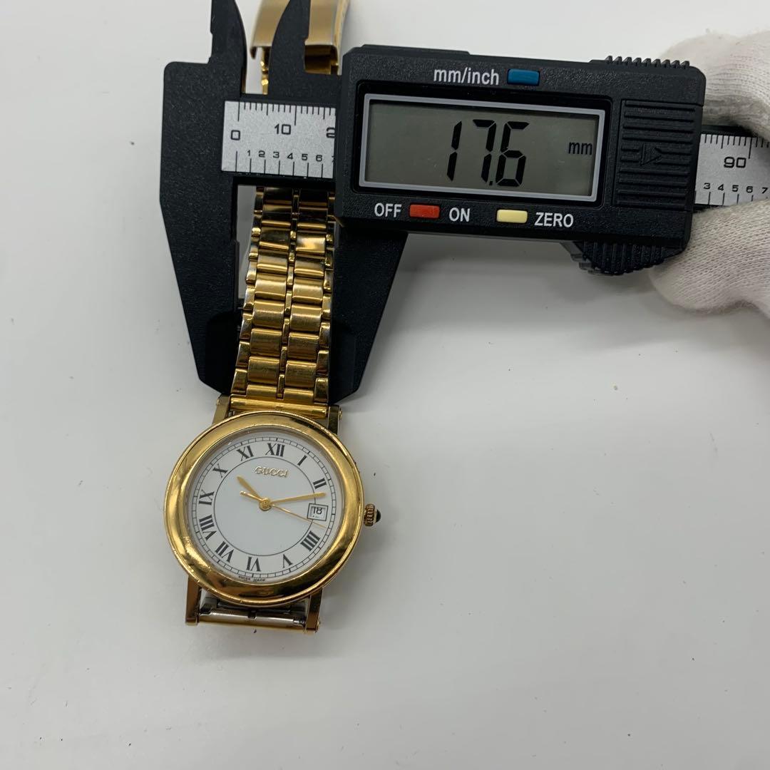 【稼働/希少】グッチ 腕時計 7200M ローマン デイト メンズ クォーツ