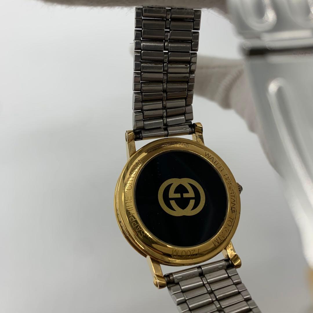 【稼働/希少】グッチ 腕時計 7200M ローマン デイト メンズ クォーツ