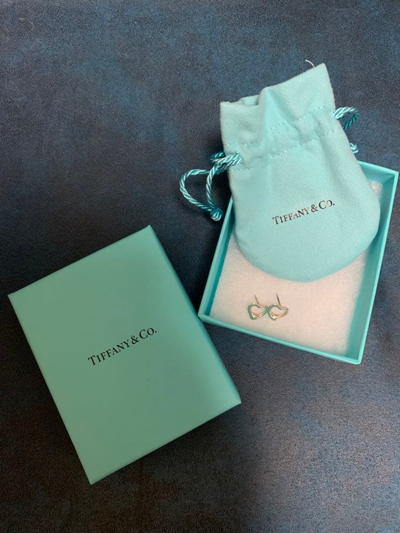 Tiffany オープンハート(シルバー)ピアス