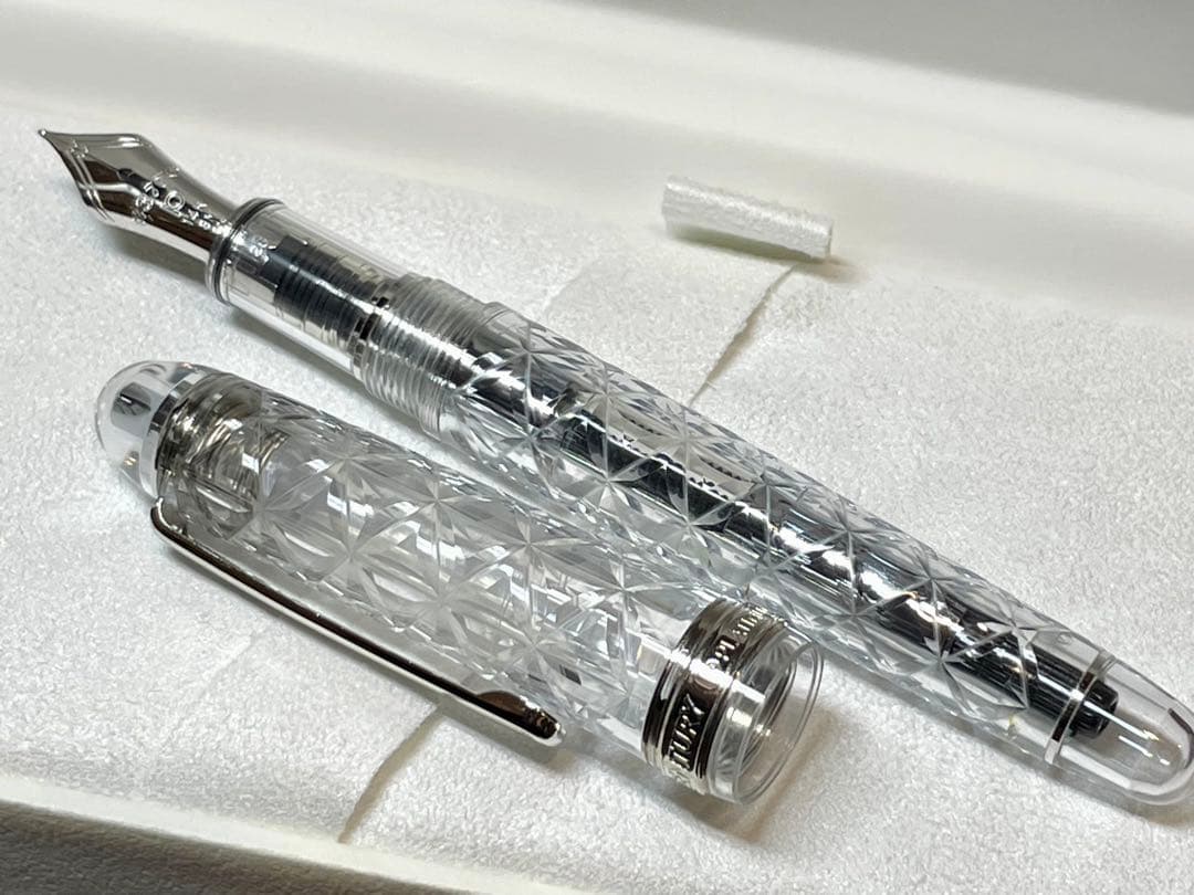 プラチナ　万年筆　#3776 センチュリー　富士旬景シリーズ　第3弾　六花　SM