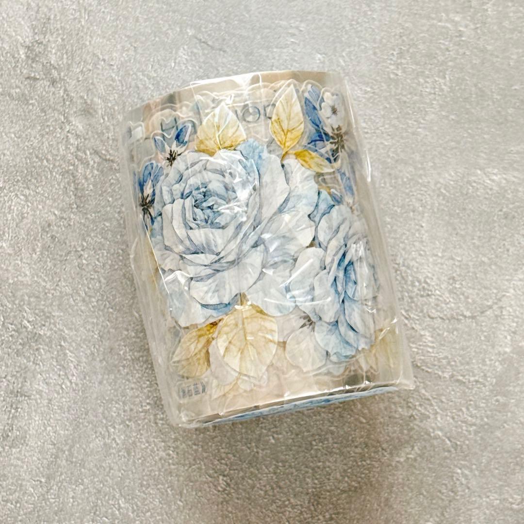 ⭐️SALE⭐️小白家文創《涧石蓝》海外マスキングテープ マステ 【2742】