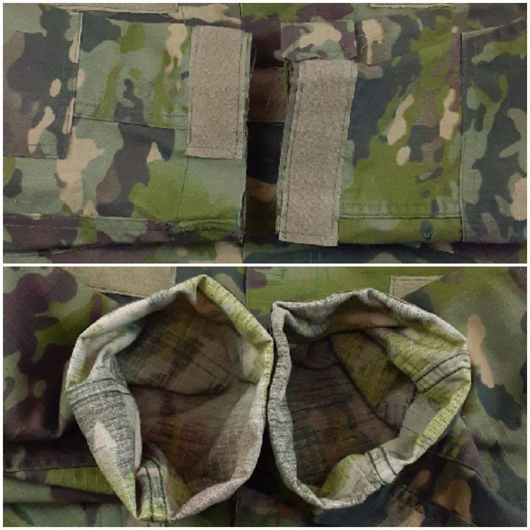 美品◎ミリタリー上下セット カモフラージュカラー 迷彩 サバゲー