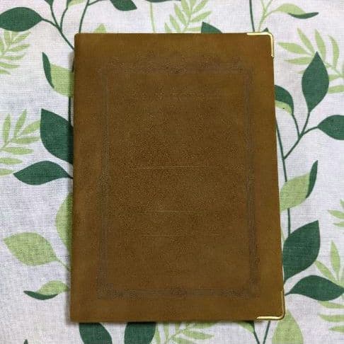 【超プレミア☆】紳士なノート発売記念限定品 本革貼高級ノート