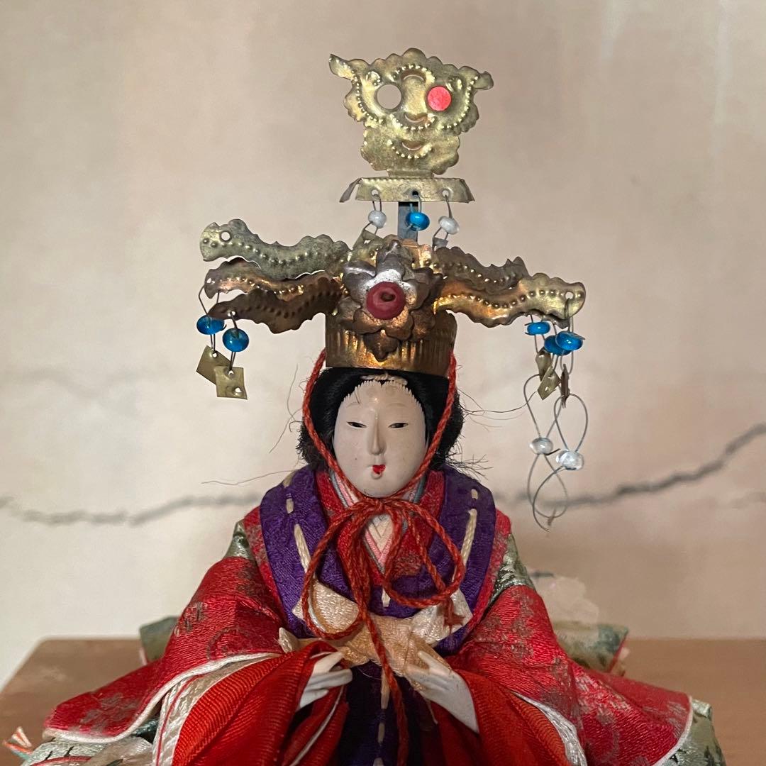 雛人形 お雛様 ひな祭り 男雛 女雛 戦前 24.4.6−4