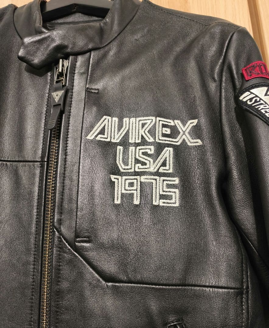 ⭐️最終価格 超美品⭐️AVIREX レザー シングルライダースジャケット